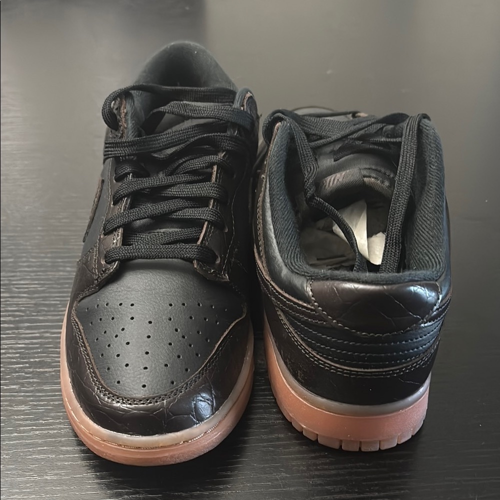 Nike Black Sneakers with Brown Soles - Picture 2 of 7